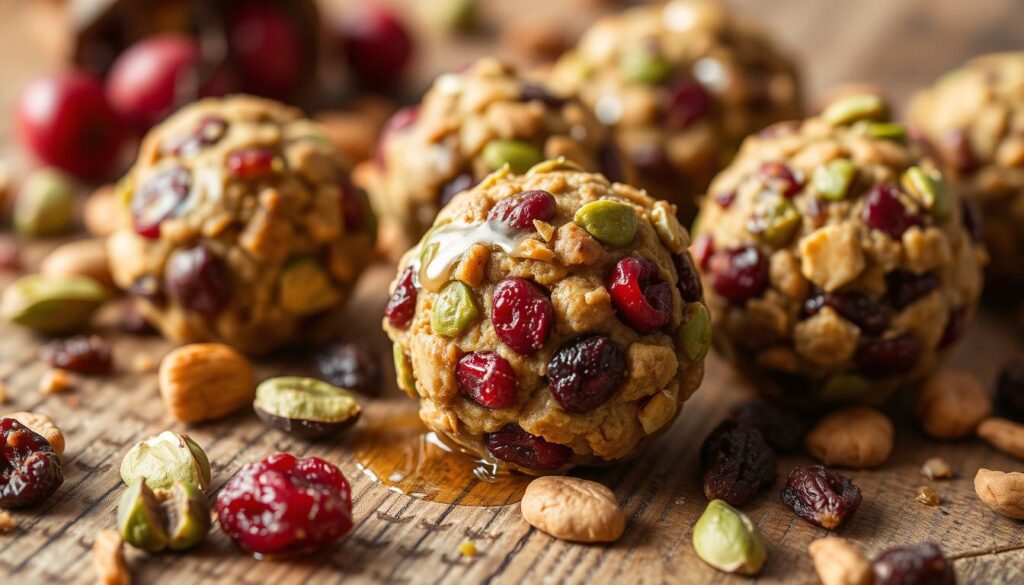 Cranberry Pistachio Energy Bites