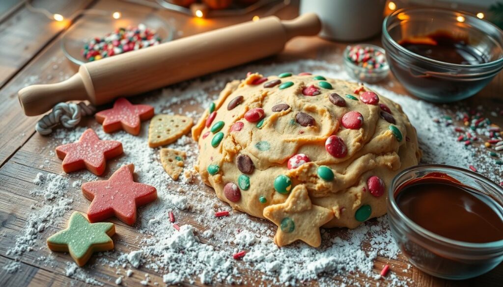 cookie dough preparation