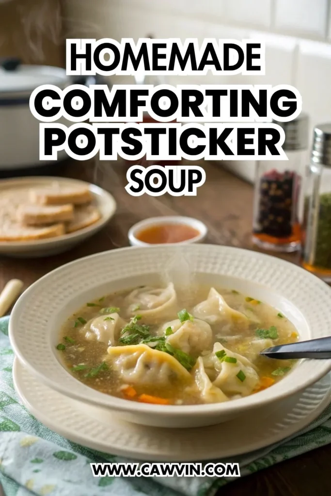Comforting Potsticker Soup