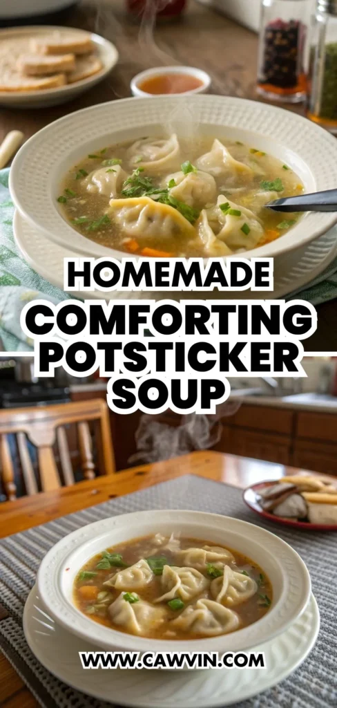 Comforting Potsticker Soup