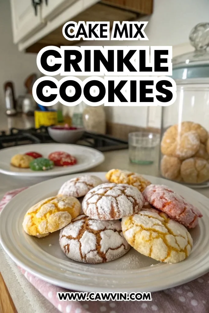 Cake Mix Crinkle Cookies 1000x1500 1 - Easy Peasy Recipes