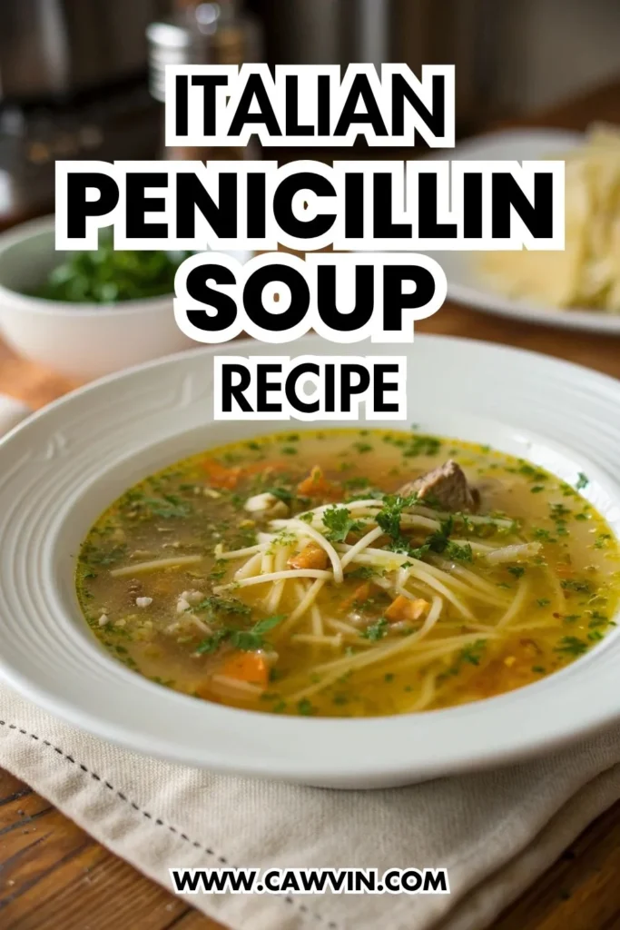 Italian Penicillin Soup Recipe 1000x1500