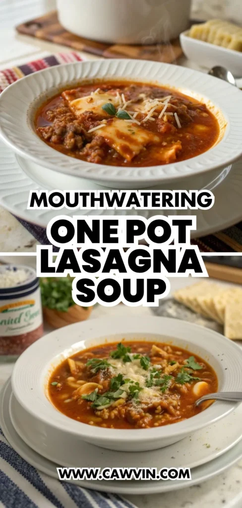 Mouthwatering One Pot Lasagna Soup 1000x2100