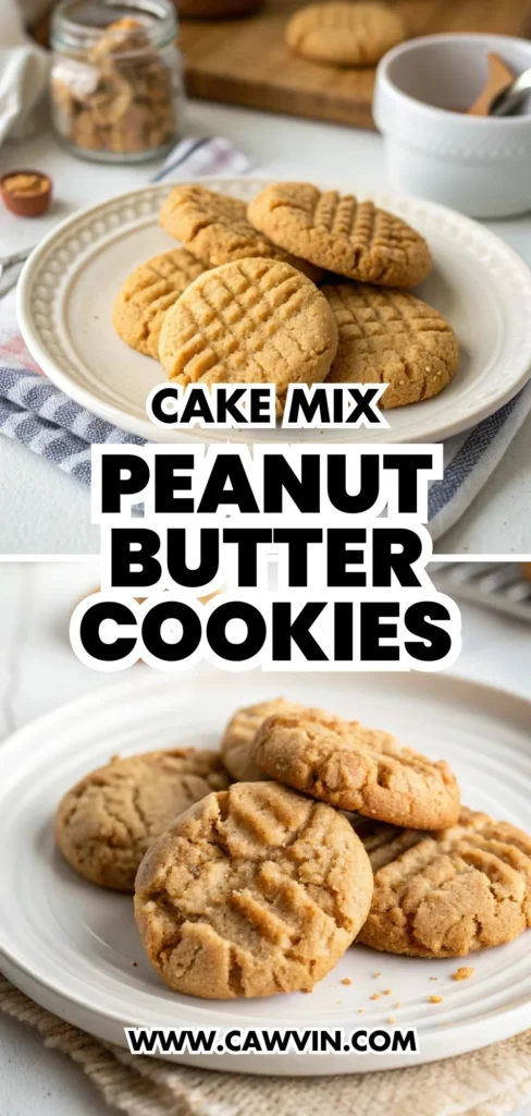 Cake Mix Peanut Butter Cookies 1000x2100
