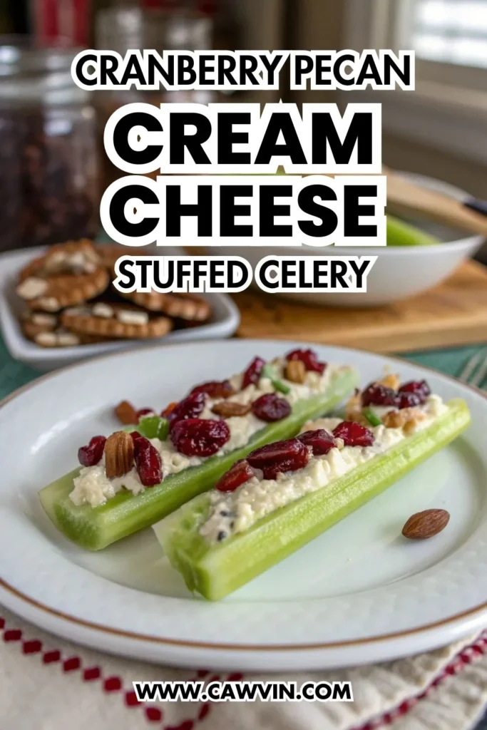 Cranberry Pecan Cream Cheese Stuffed Celery 1000x1500