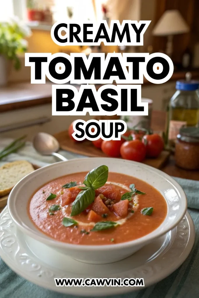 Creamy Tomato Basil Soup 1000x1500