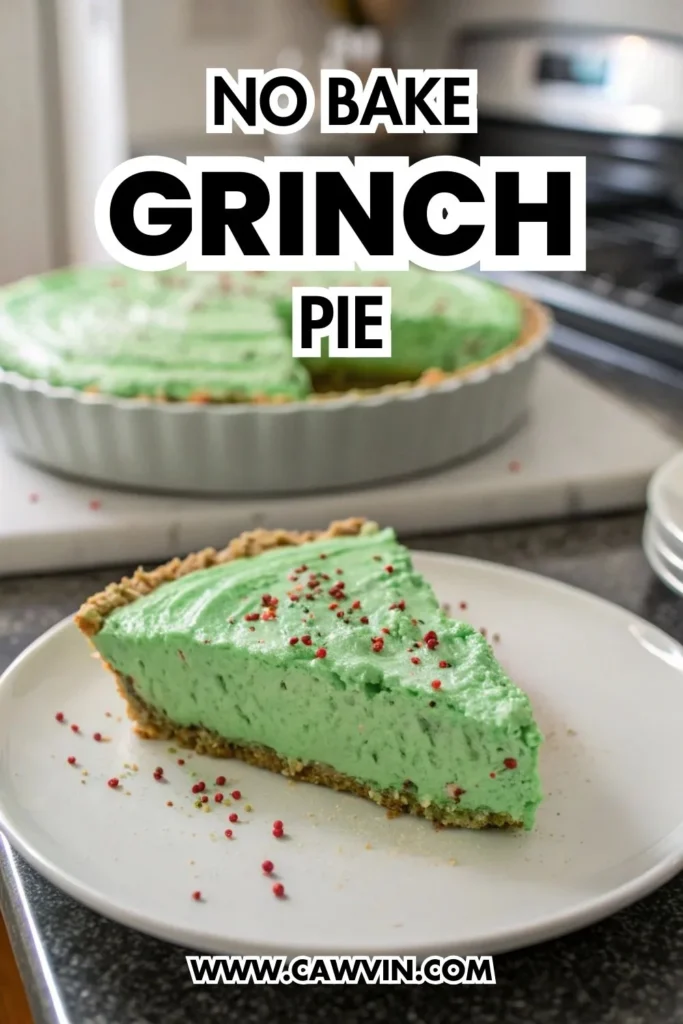 No Bake Grinch Pie 1000x1500