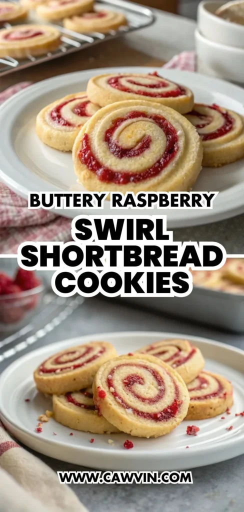 Buttery Raspberry Swirl Shortbread Cookies 1000x2100