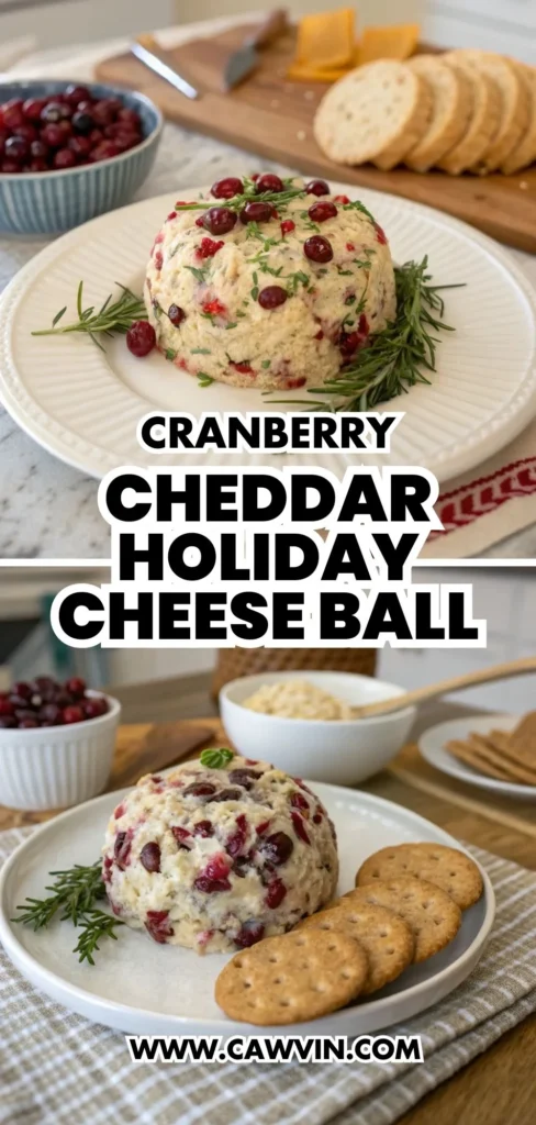 Cranberry Cheddar Holiday Cheese Ball 1000x2100