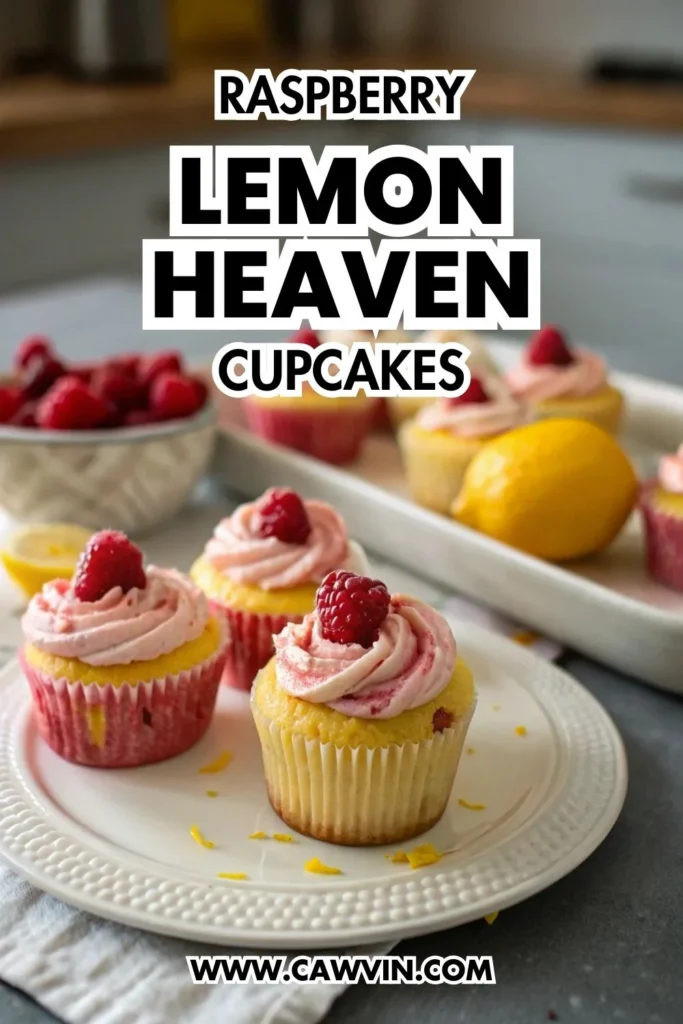 Raspberry Lemon Heaven Cupcakes 1000x1500