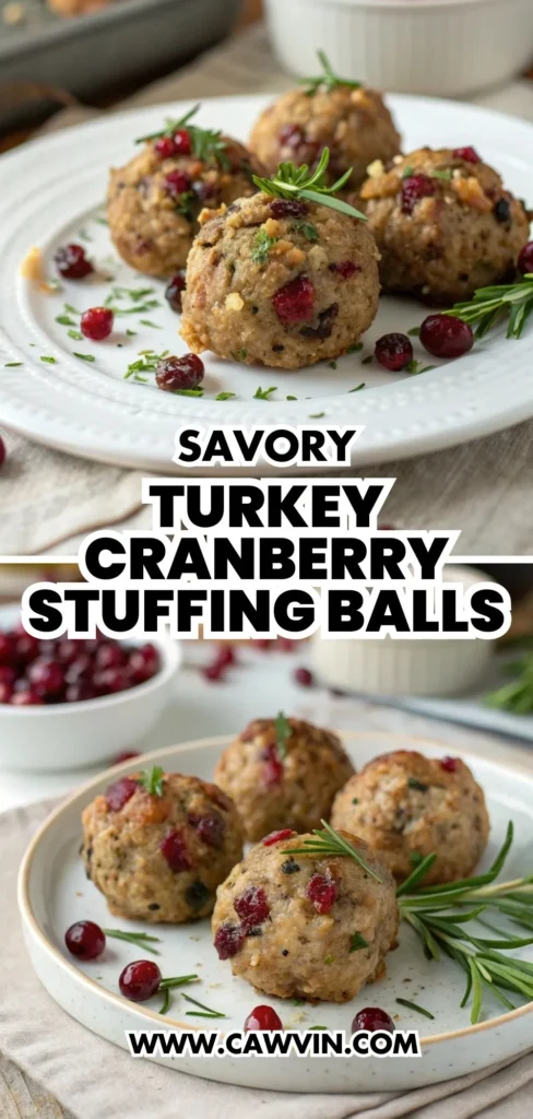 Savory Turkey Cranberry Stuffing Balls 1000x2100