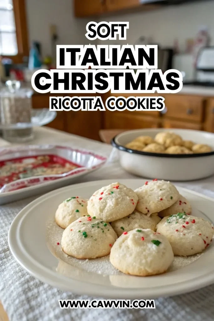 Soft Italian Christmas Ricotta Cookies 1000x1500