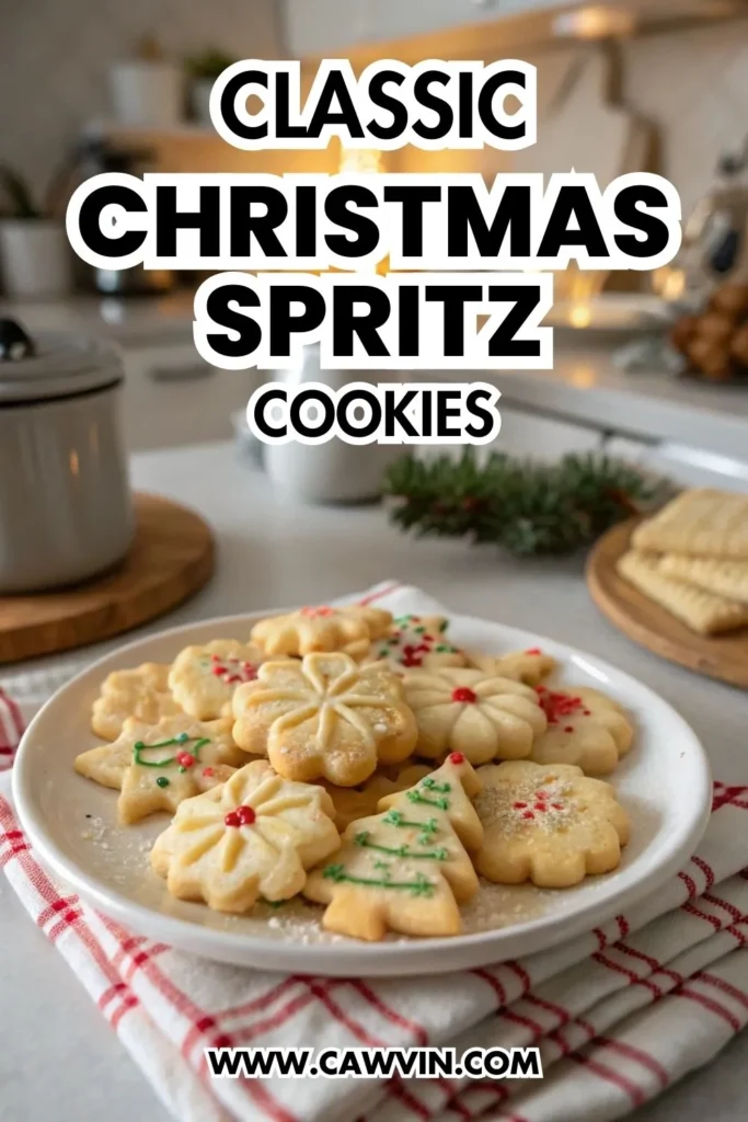 Classic Christmas Spritz Cookies 1000x1500