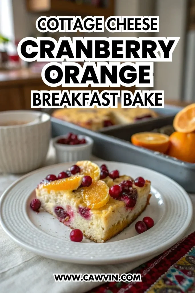 Cottage Cheese Cranberry Orange Breakfast Bake 1000x1500