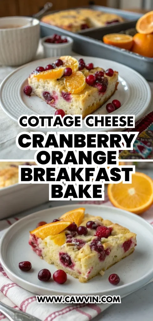 Cottage Cheese Cranberry Orange Breakfast Bake 1000x2100