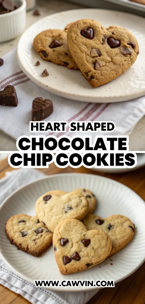 Heart Shaped Chocolate Chip Cookies 1000x2100 1 - Easy Peasy Recipes