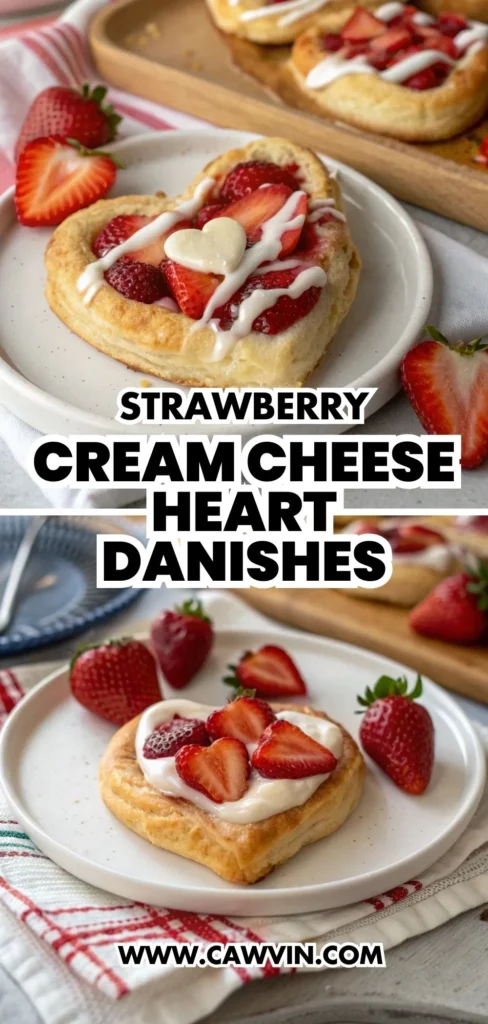Strawberry Cream Cheese Heart Danishes 1000x2100 1 - Easy Peasy Recipes