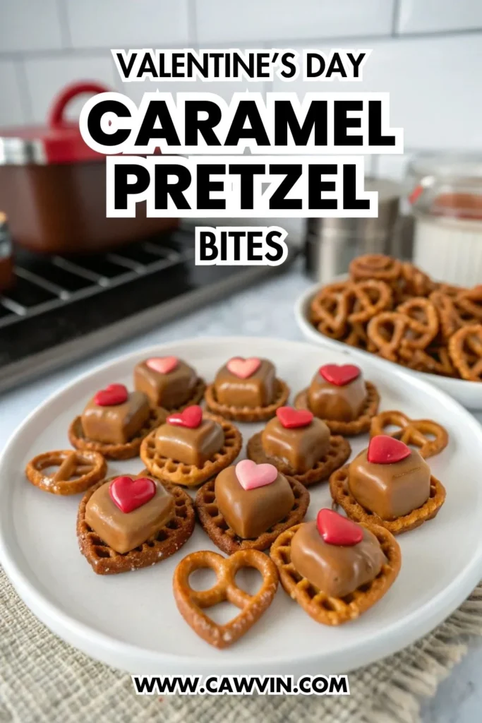 Valentines Day Caramel Pretzel Bites 1000x1500 1 - Easy Peasy Recipes