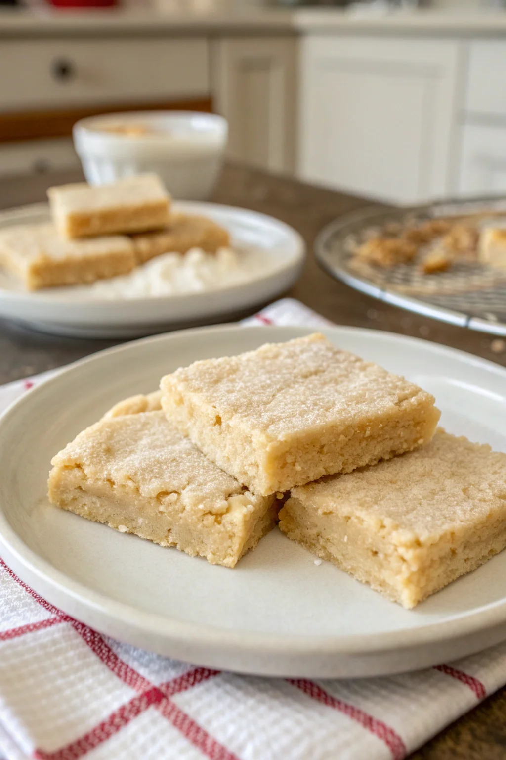 A delicious plate of Sugar Cookie Bars
