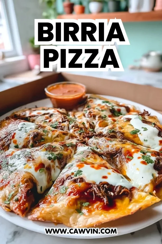 Birria Pizza - Easy Peasy Recipes