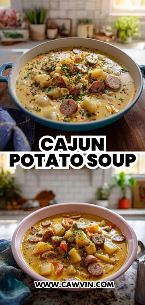 Cajun Potato Soup 2 1 - Easy Peasy Recipes
