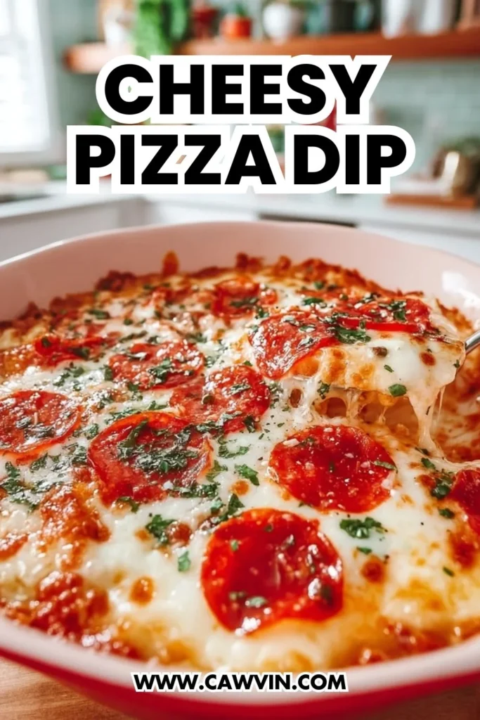 Cheesy Pizza Dip - Easy Peasy Recipes