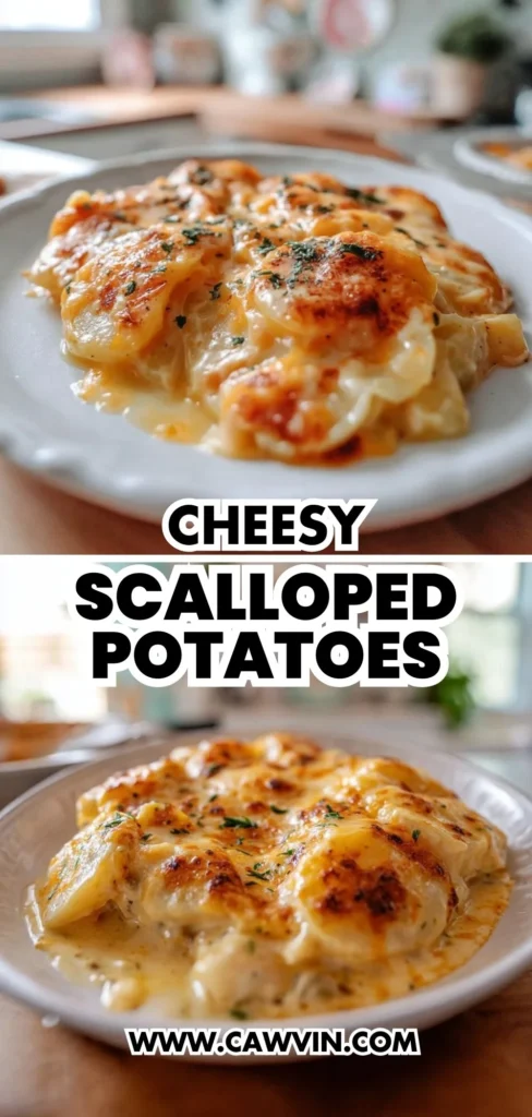 Cheesy Scalloped Potatoes 2 - Easy Peasy Recipes