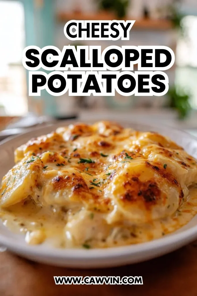 Cheesy Scalloped Potatoes - Easy Peasy Recipes