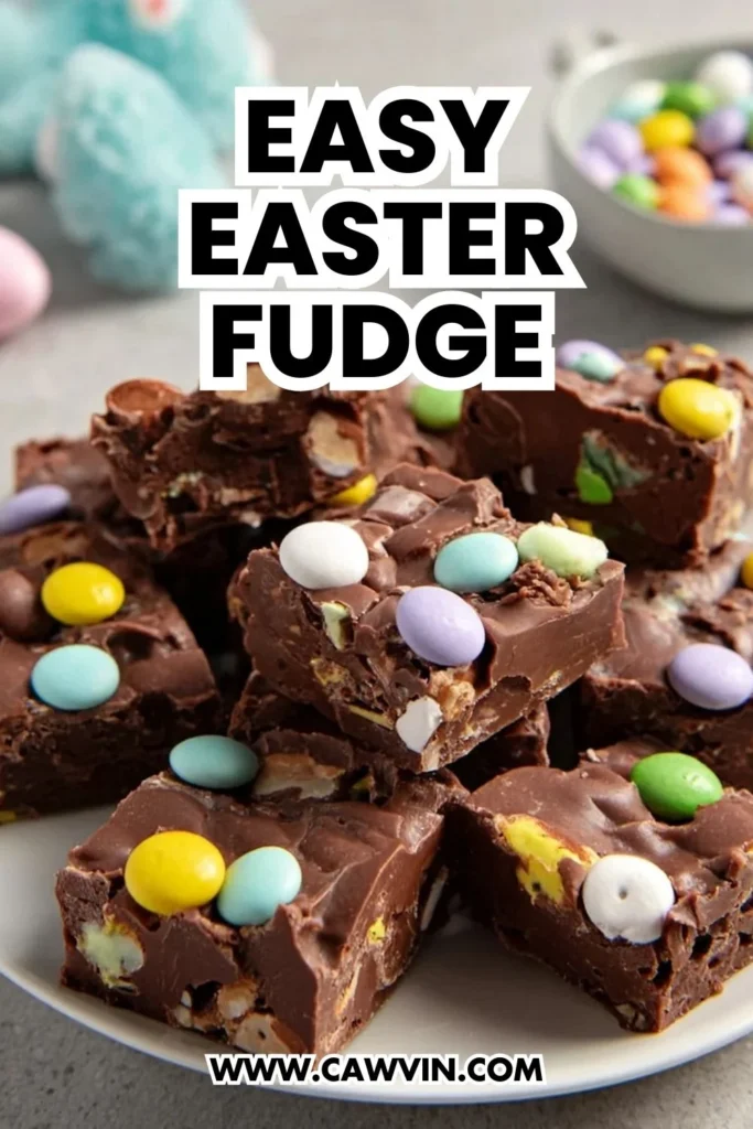 Easy Easter Fudge - Easy Peasy Recipes