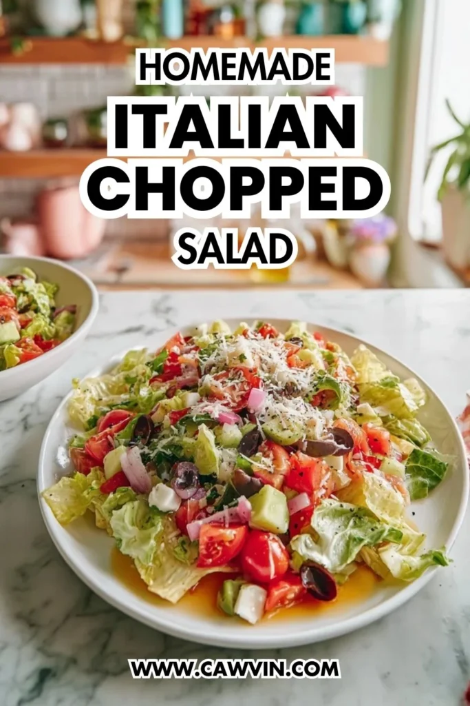 Italian Chopped Salad - Easy Peasy Recipes