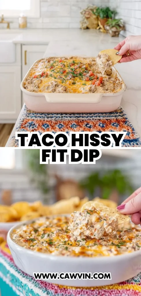 Taco Hissy Fit Dip 2 1 - Easy Peasy Recipes