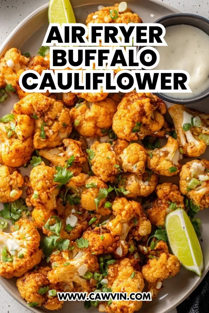 Air Fryer Buffalo Cauliflower - Easy Peasy Recipes