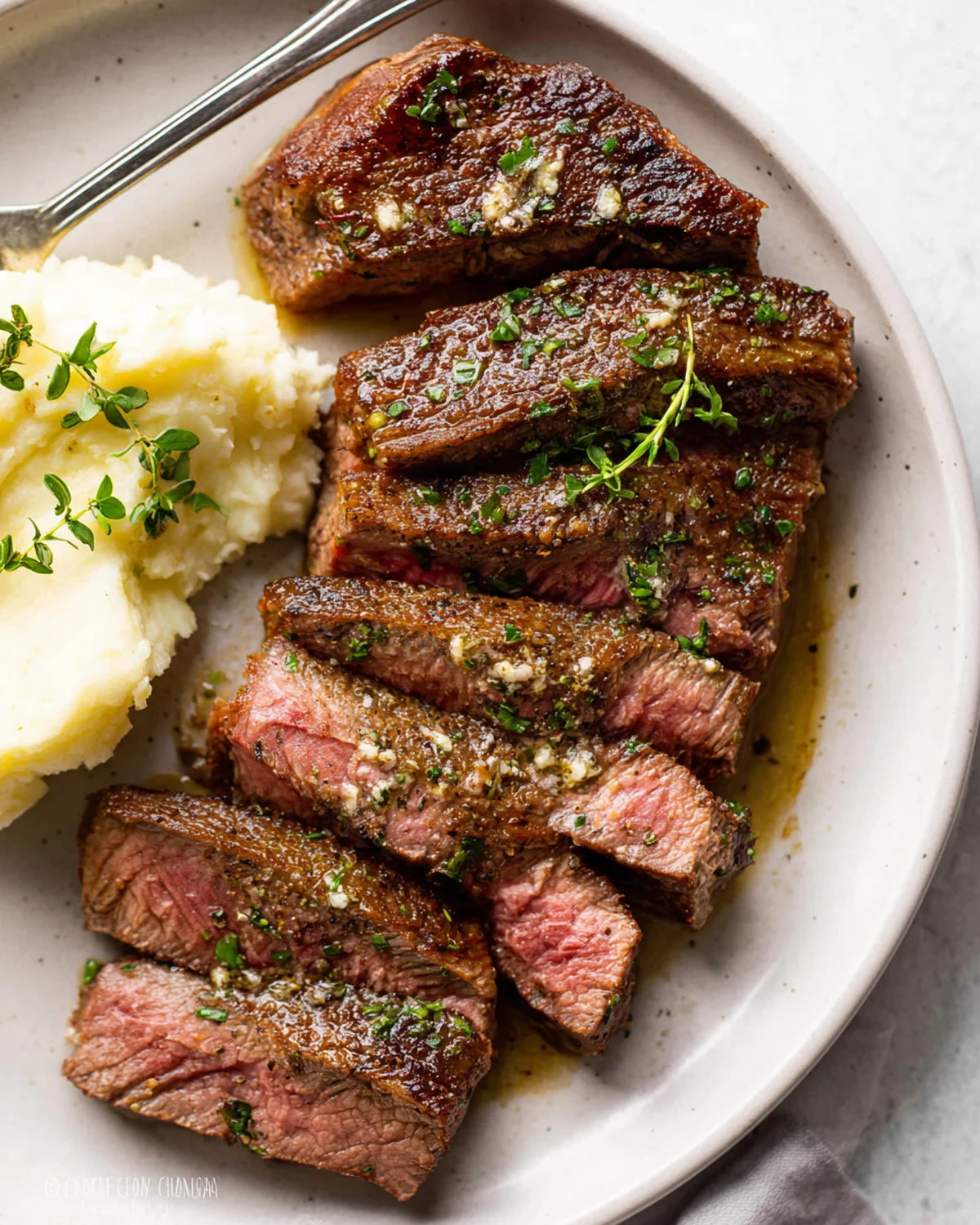 Air Fryer Steak with Garlic Butter - Image 4