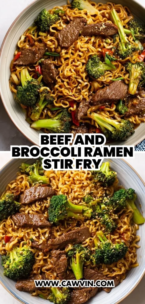 Beef and Broccoli Ramen Stir Fry 2 1 - Easy Peasy Recipes