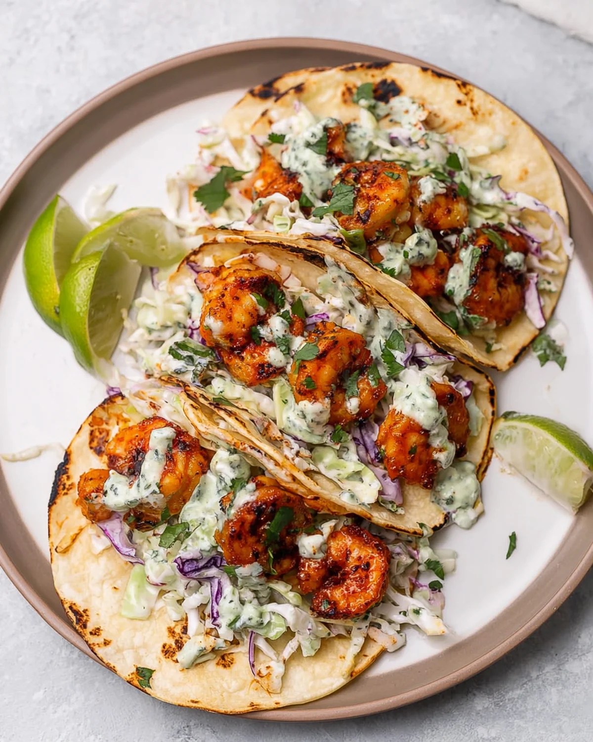 Cilantro Lime Shrimp Tacos with Creamy Slaw - Image 4