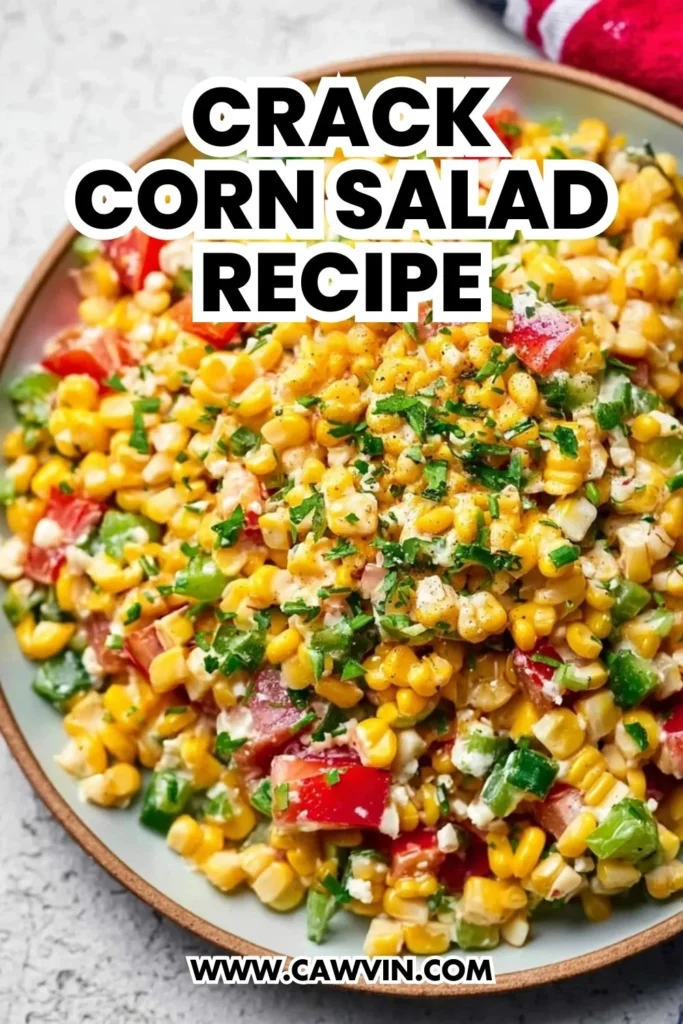 Crack Corn Salad Recipe - Easy Peasy Recipes