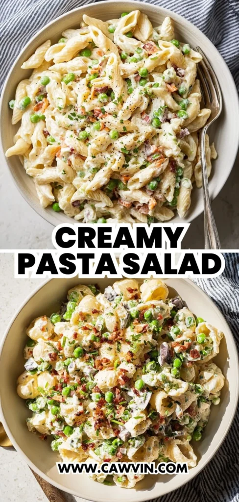 Creamy Pasta Salad 2 1 - Easy Peasy Recipes