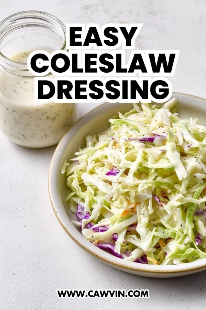 Easy Coleslaw Dressing - Easy Peasy Recipes
