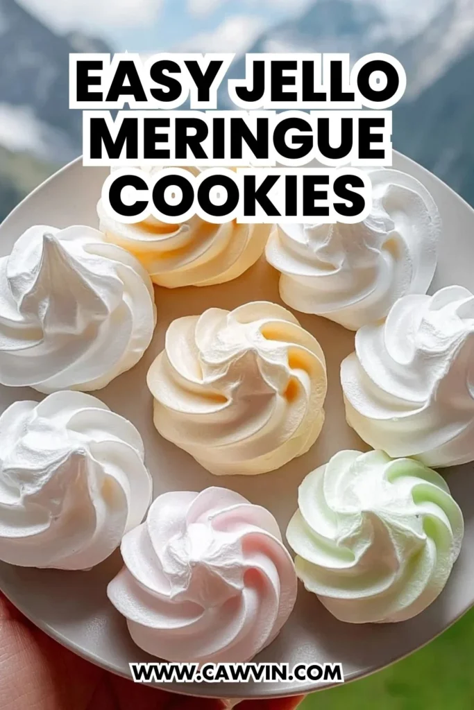 Easy Jello Meringue Cookies - Easy Peasy Recipes