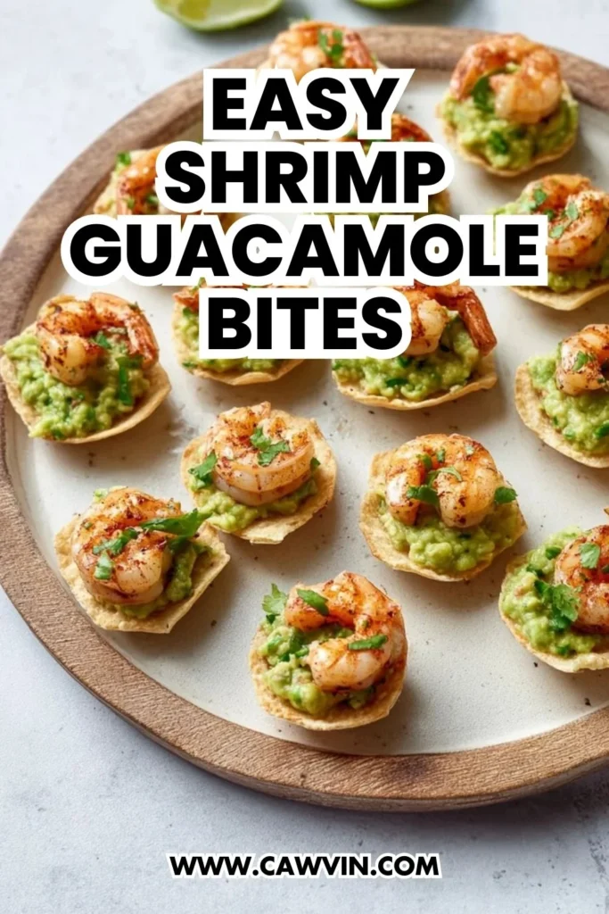Easy Shrimp Guacamole Bites - Easy Peasy Recipes