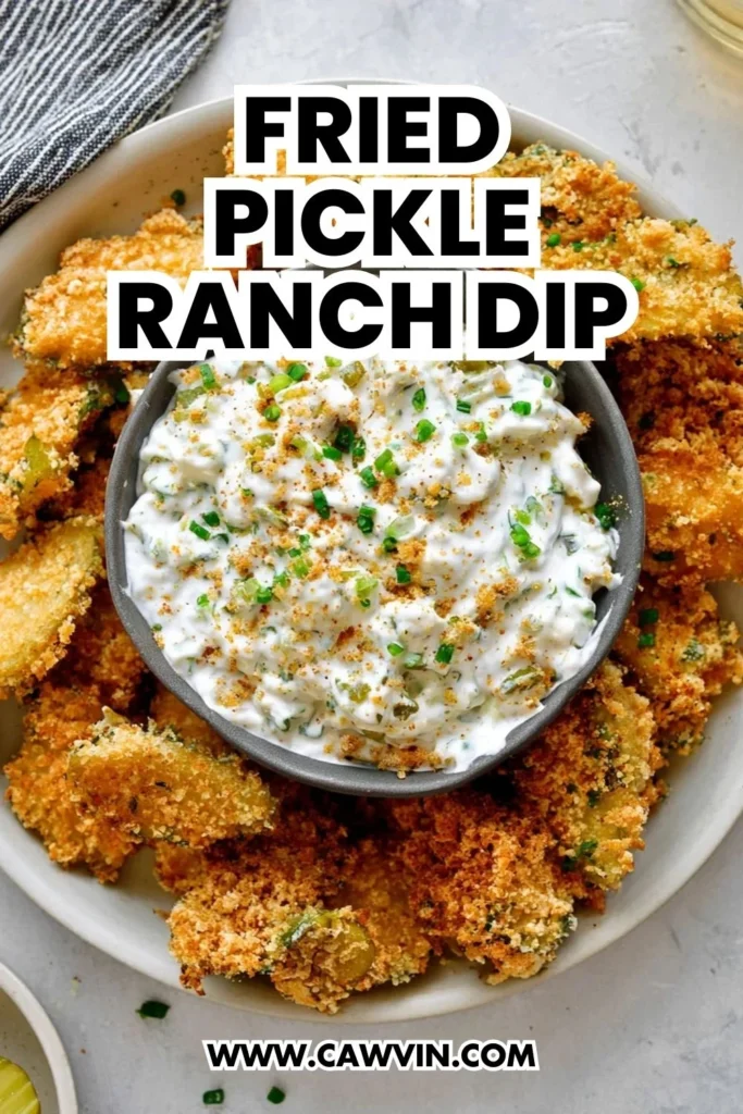 Fried Pickle Ranch Dip - Easy Peasy Recipes