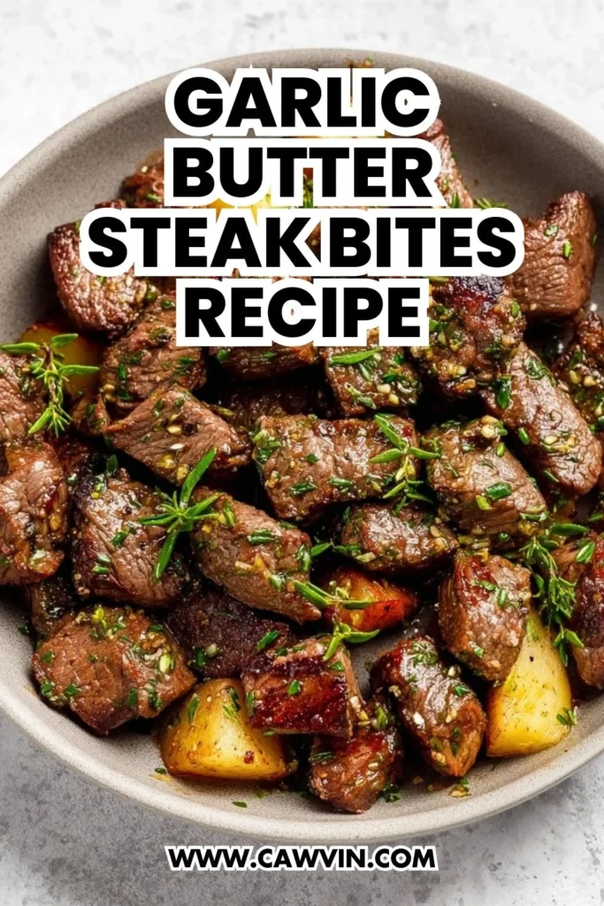 Garlic Butter Steak Bites Recipe - Easy Peasy Recipes