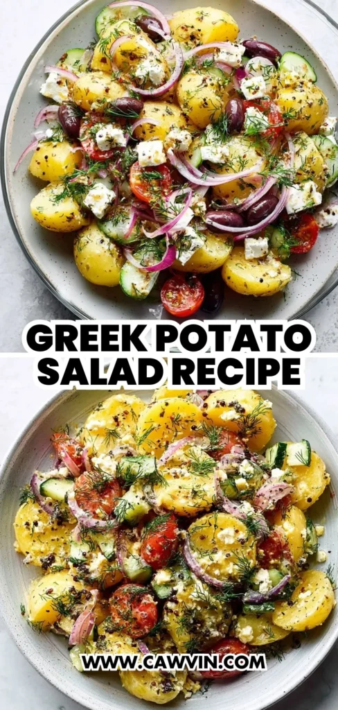 Greek Potato Salad Recipe 2 1 - Easy Peasy Recipes