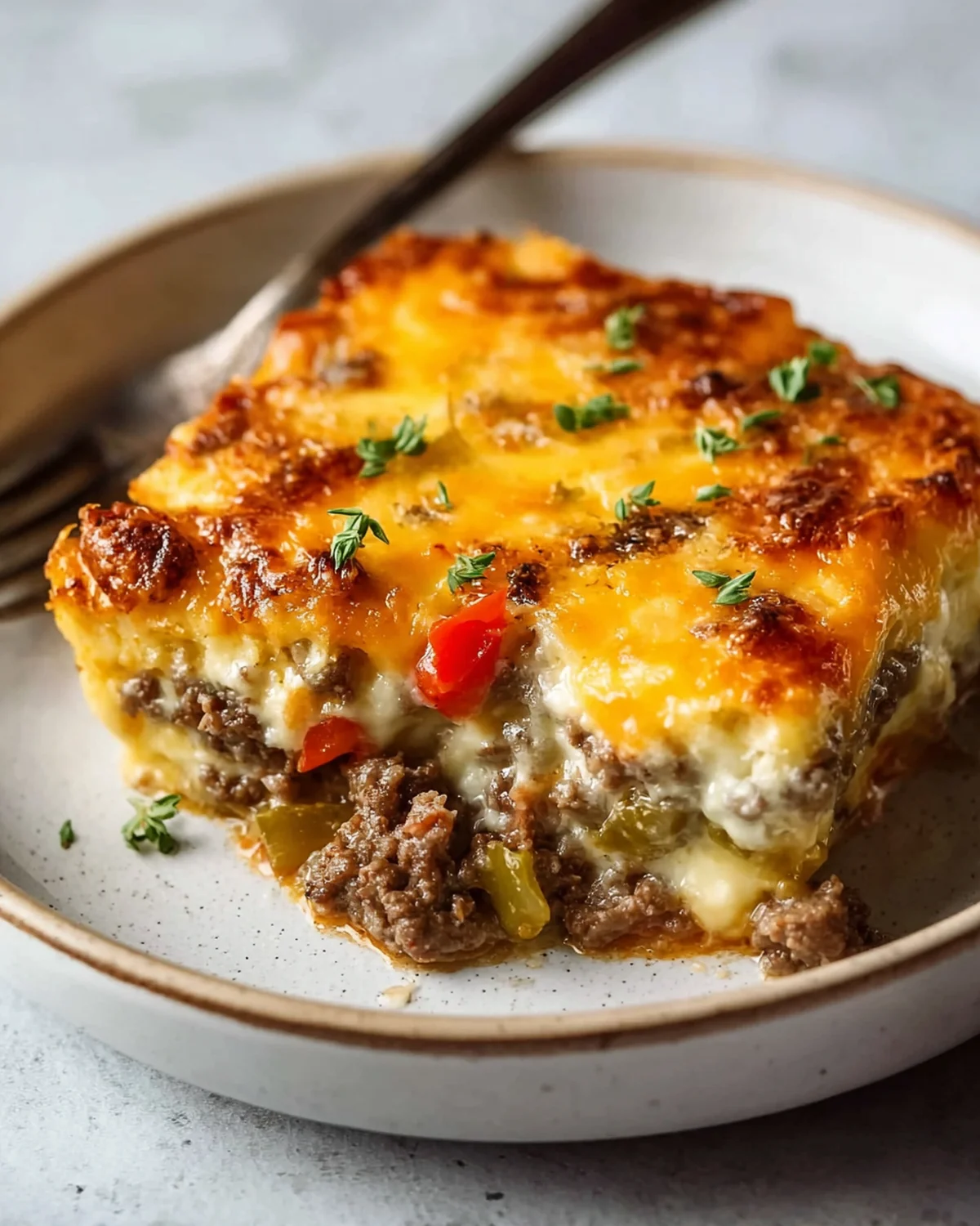 Low Carb Philly Cheesesteak Casserole - Image 3