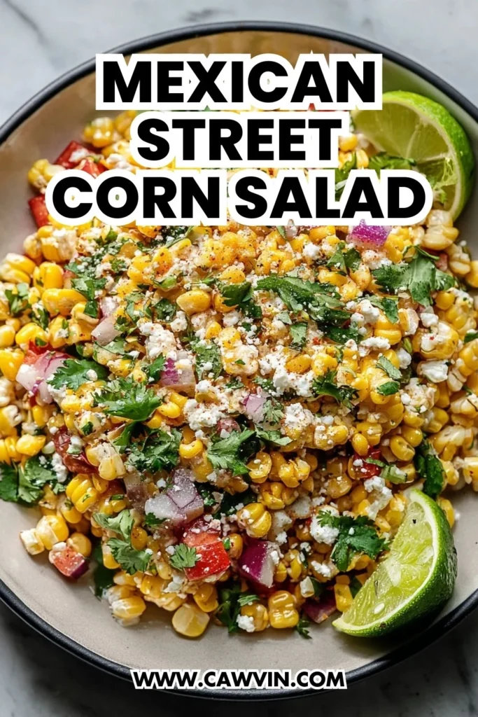 Mexican Street Corn Salad - Easy Peasy Recipes
