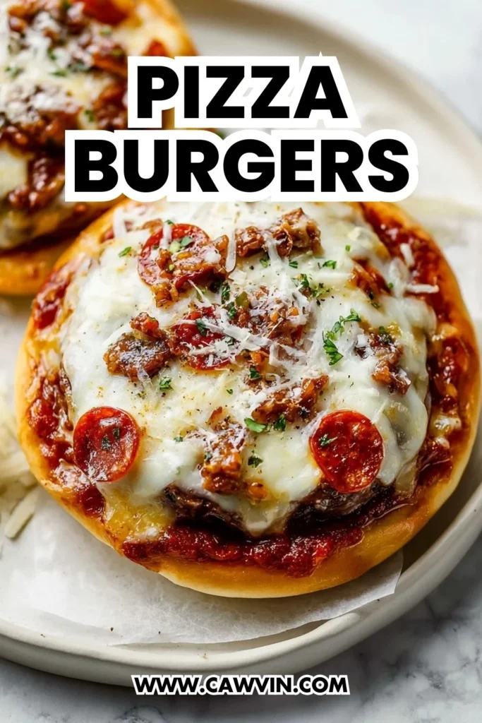 Pizza Burgers - Easy Peasy Recipes