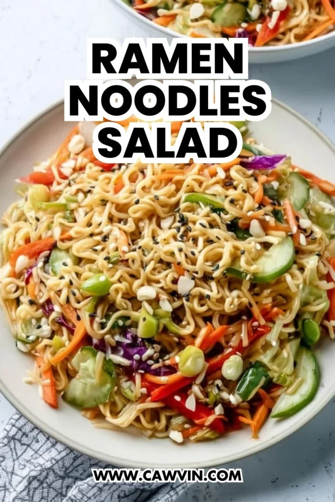 Ramen Noodles Salad - Easy Peasy Recipes