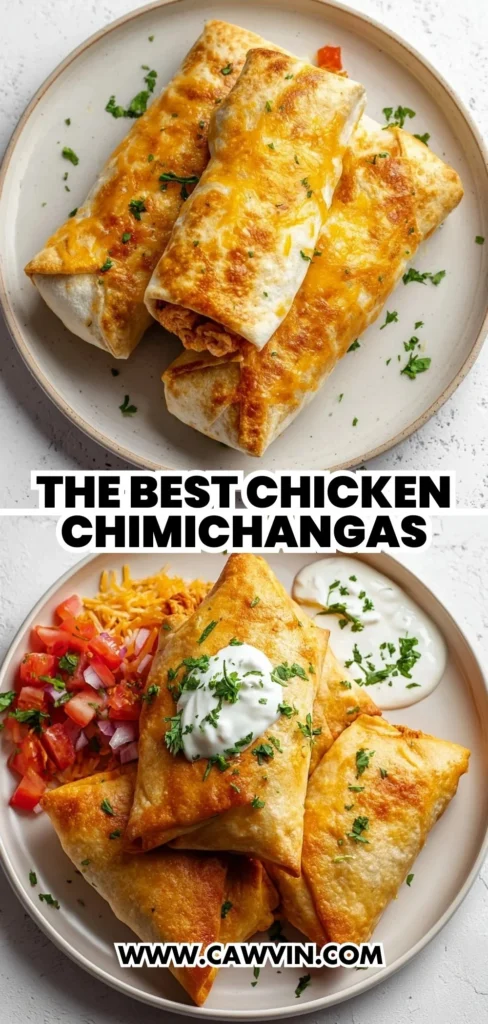 The Best Chicken Chimichangas 1 1 - Easy Peasy Recipes
