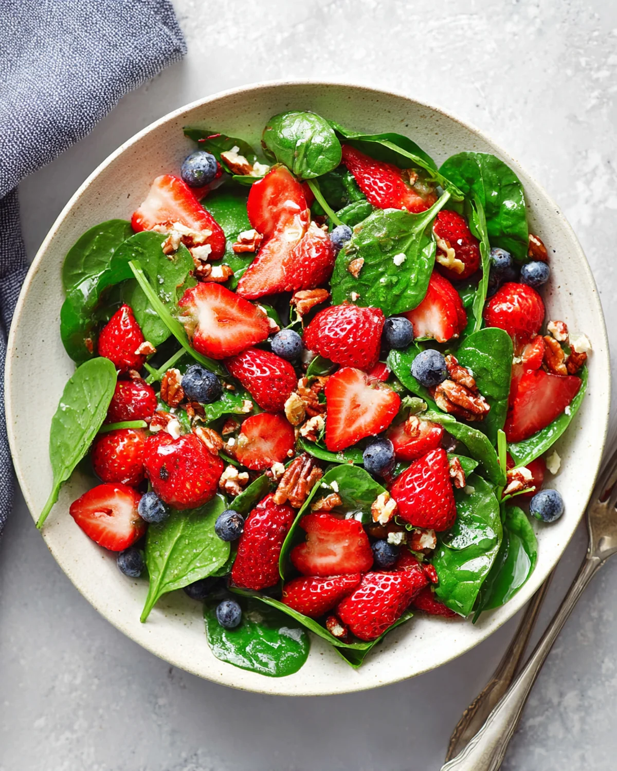 15-Minute Strawberry Spinach Salad - Image 4