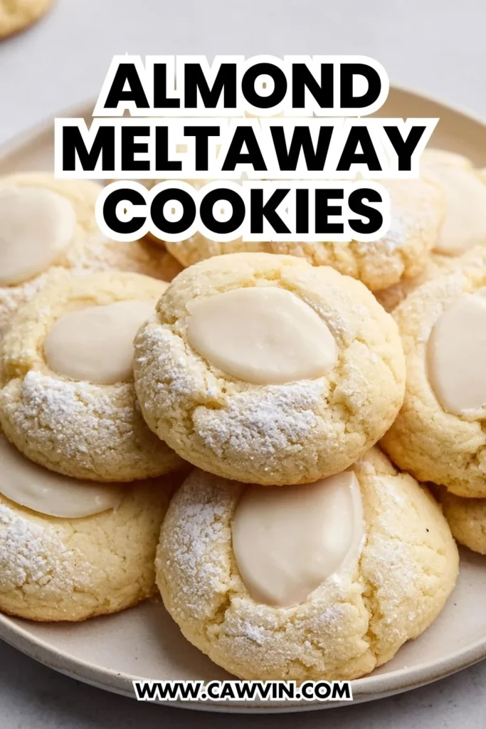 Almond Meltaway Cookies - Easy Peasy Recipes